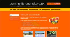 Desktop Screenshot of community-council.org.uk
