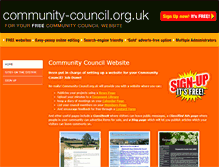 Tablet Screenshot of community-council.org.uk